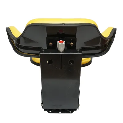 Sedile giallo per trattore con tripla regolazione e ammortizzatore UTB U-445 e U-650. - immagine 3