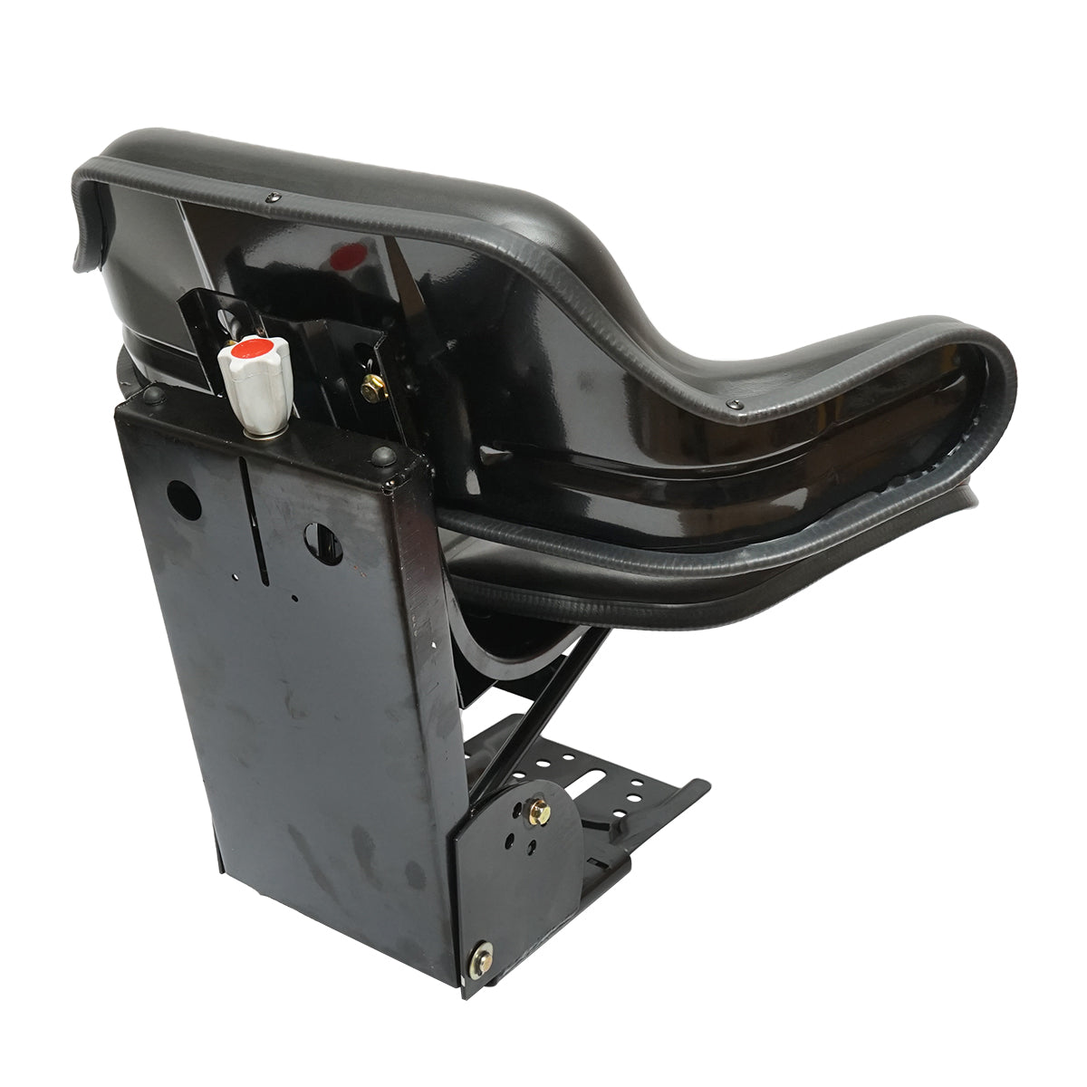 Sedile nero per trattore con tripla regolazione e ammortizzatore UTB U-445 e U-650. - immagine 4