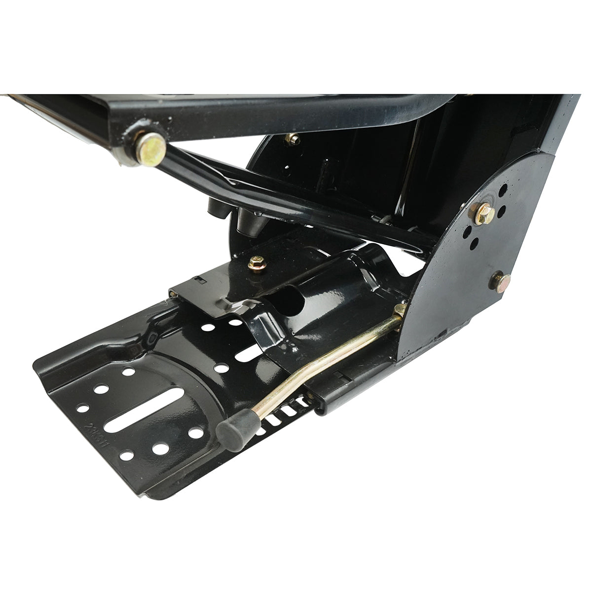 Sedile nero per trattore con tripla regolazione e ammortizzatore UTB U-445 e U-650. - immagine 5
