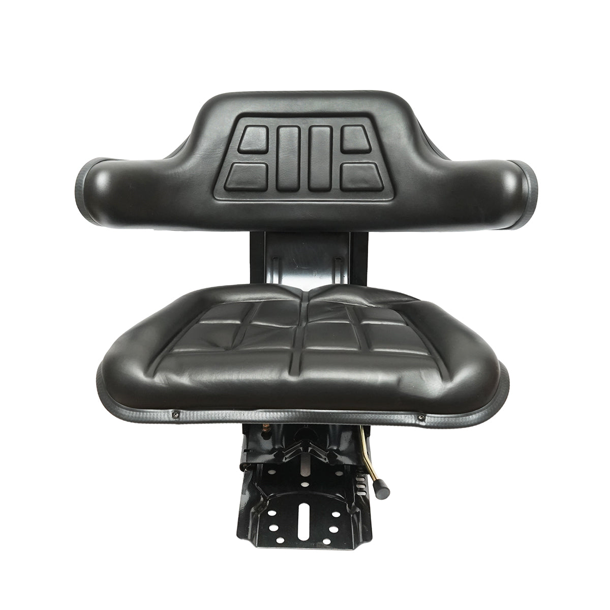 Sedile nero per trattore con tripla regolazione e ammortizzatore UTB U-445 e U-650. - immagine 3