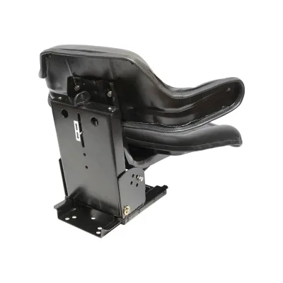Sedile nero per trattore U-445, U-650 con tripla regolazione e ammortizzatore - immagine 4