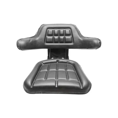 Sedile nero per trattore U-445, U-650 con tripla regolazione e ammortizzatore - immagine 2