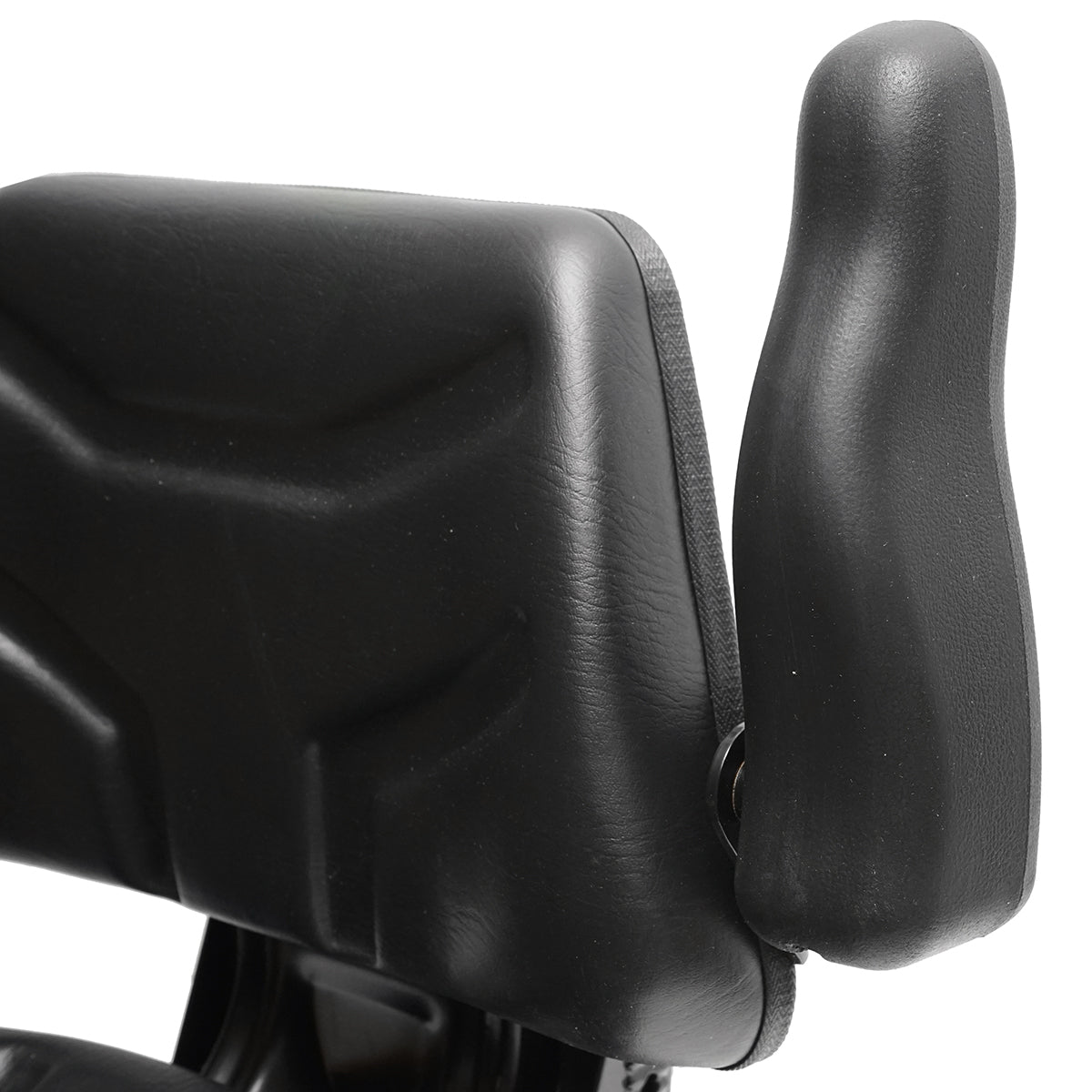 Sedile nero per trattore, regolabile con braccioli, larghezza seduta 485 mm. - immagine 5