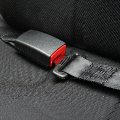 Sedile nero per trattore, regolabile con braccioli, poggiatesta, cintura di sicurezza e sospensione meccanica, larghezza seduta 455 mm - immagine 6