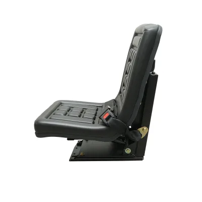 Sedile universale con cintura di sicurezza per macchine agricole o industriali, carrelli elevatori - immagine 2