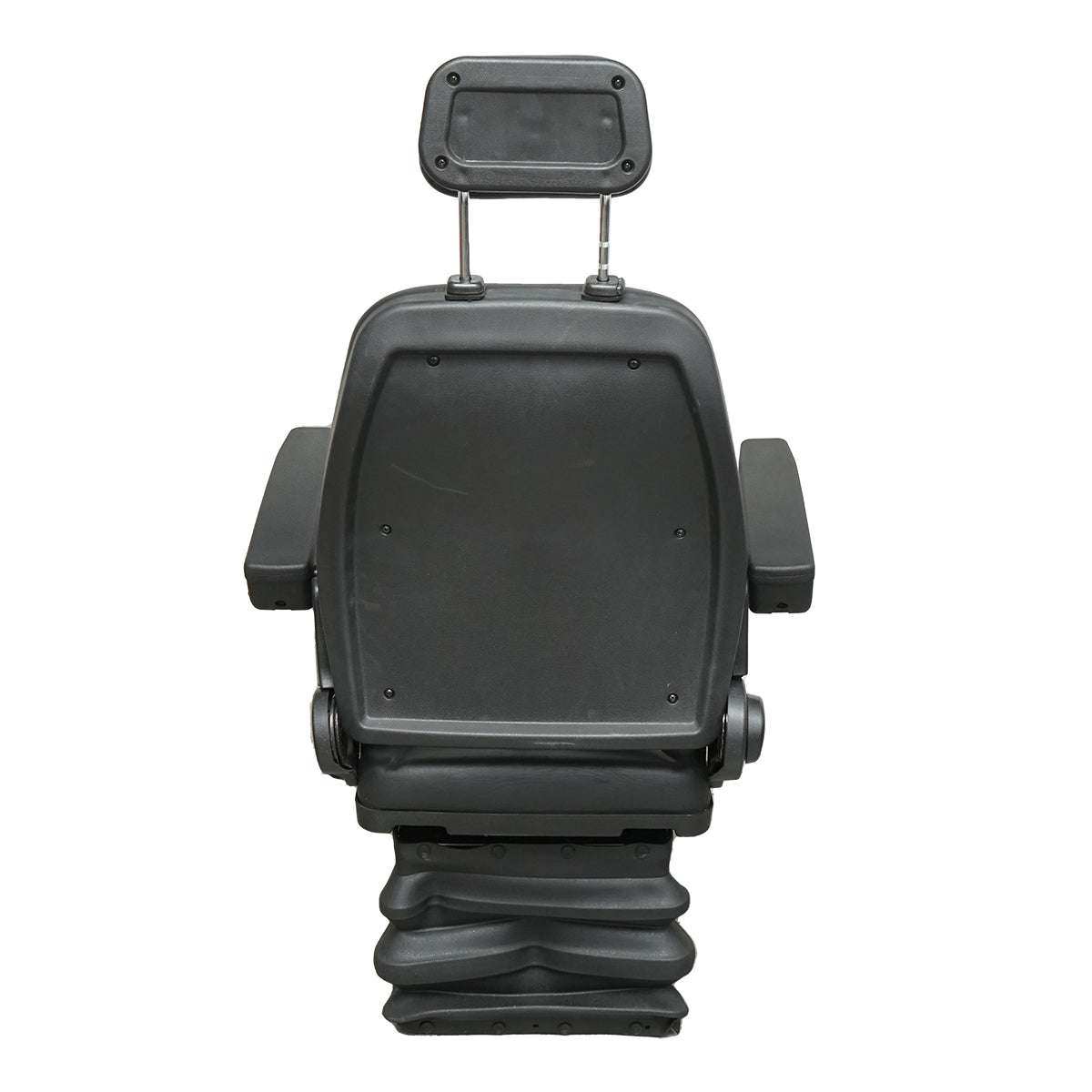 Sedile universale regolabile in altezza e peso 40-120 kg, con braccioli e schienale ribaltabile 50-90° per trattore, macchine agricole, industriali e carrelli elevatori - immagine 3