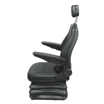 Sedile universale regolabile in altezza e peso 40-120 kg, con braccioli e schienale ribaltabile 50-90° per trattore, macchine agricole, industriali e carrelli elevatori - immagine 2