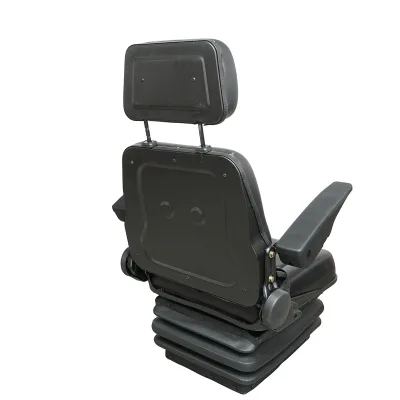 Sedile universale regolabile in altezza e peso 50-130 kg, con braccioli e schienale ribaltabile 40-80° per trattore, macchine agricole, industriali e carrelli elevatori - immagine 4
