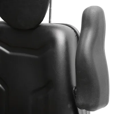 Sedile universale regolabile in altezza, con braccioli e poggiatesta per trattore, macchine agricole, industriali e carrelli elevatori - immagine 5