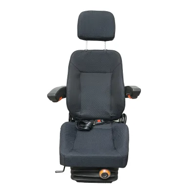 Sedile universale regolabile per peso 40-130 kg, con braccioli e schienale ribaltabile 50-90° per trattore, macchine agricole, industriali e carrelli elevatori - immagine 6