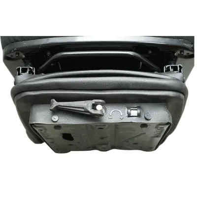 Sedile universale regolabile per peso 50-130 kg, con braccioli e schienale ribaltabile 50-90° per trattore, macchine agricole, industriali e carrelli elevatori - immagine 5