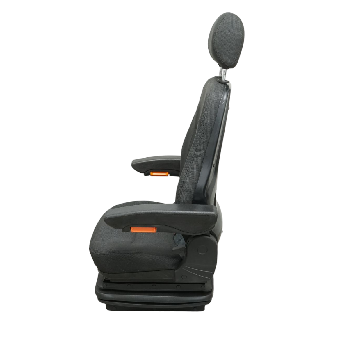 Sedile universale regolabile per peso 50-130 kg, con braccioli e schienale ribaltabile 50-90° per trattore, macchine agricole, industriali e carrelli elevatori - immagine 2
