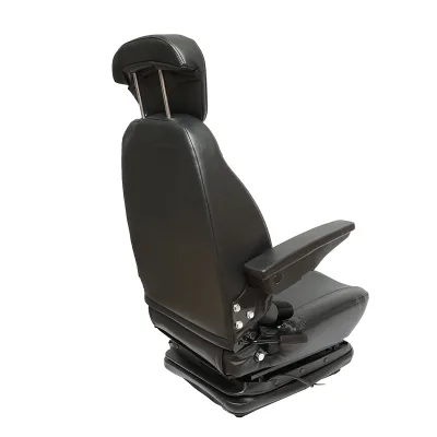 Sedile universale regolabile per trattore con cintura di sicurezza, braccioli e sospensione 800x610 mm - immagine 5