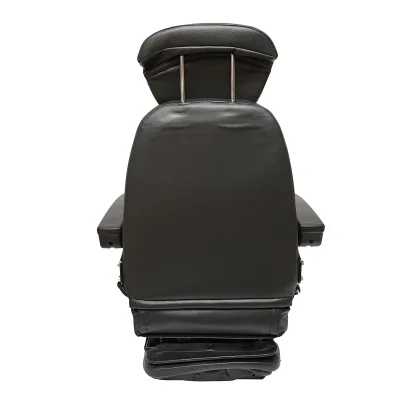 Sedile universale regolabile per trattore con cintura di sicurezza, braccioli e sospensione 800x610 mm - immagine 4