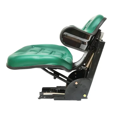 Sedile verde per trattore con tripla regolazione e ammortizzatore  U-445 e U-650 - immagine 3