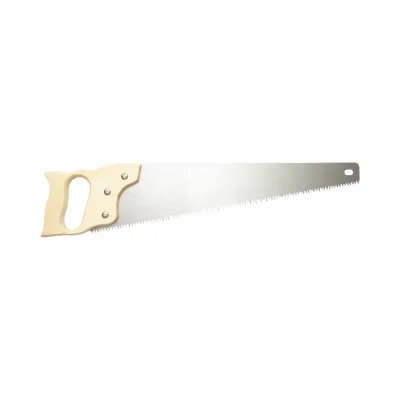 Sega a mano professionale per legno, 450 mm, lama in acciaio, manico in legno. - immagine 2