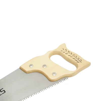 Sega a mano professionale per legno, 450 mm, lama in acciaio, manico in legno. - immagine 6