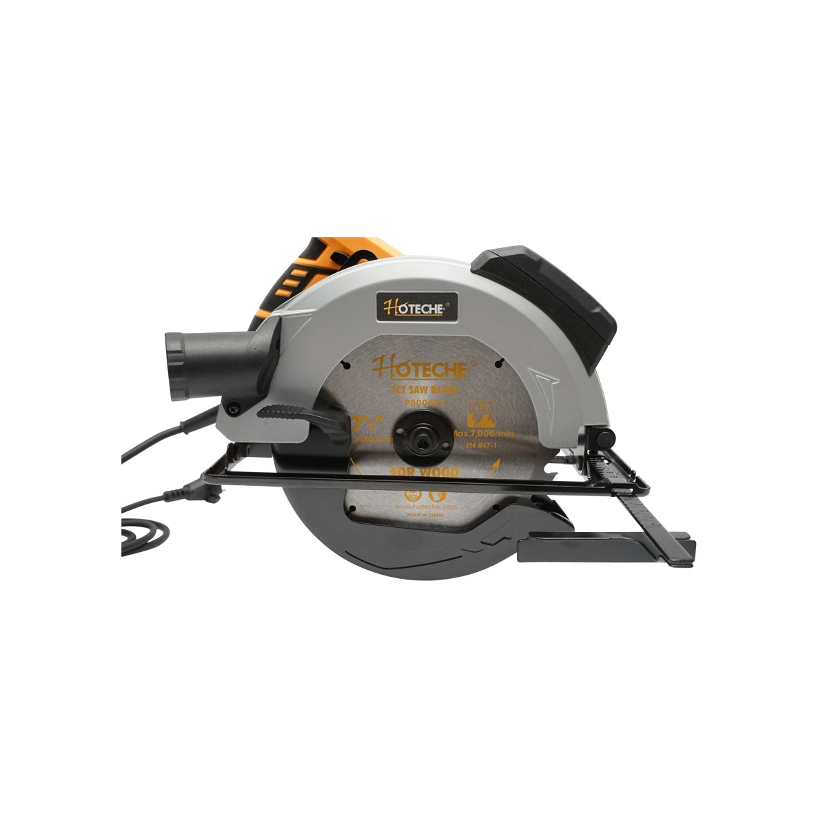Sega circolare manuale 4700 giri/min con disco da 185 mm 1600 W Hoteche - immagine 5