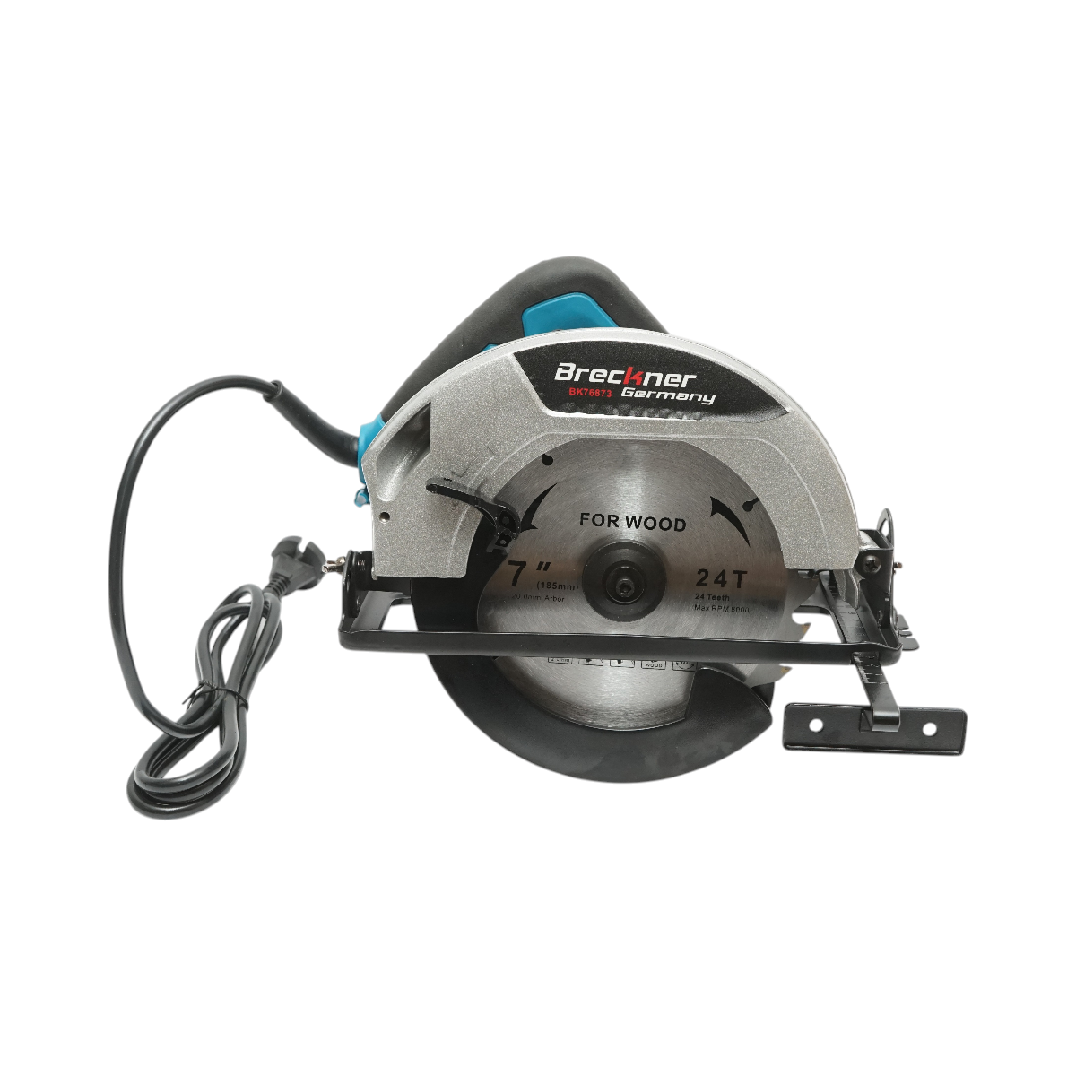 Sega circolare manuale da 1600 W, 220 V, disco da 185 mm, angolo di taglio da 0 a 45°, velocità 4700 giri/min. Breckner Germany - immagine 3
