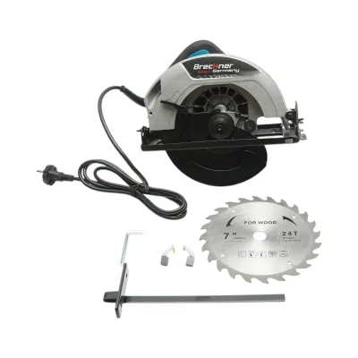 Sega circolare manuale da 1600 W, 220 V, disco da 185 mm, angolo di taglio da 0 a 45°, velocità 4700 giri/min. Breckner Germany - immagine 2