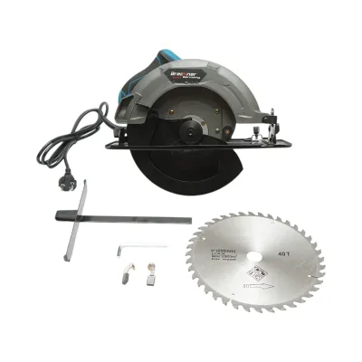 Sega circolare manuale da 2000 W, 220 V, disco da 235 mm, angolo di taglio da 0 a 45°, velocità 4100 giri/min. Breckner Germany - immagine 2
