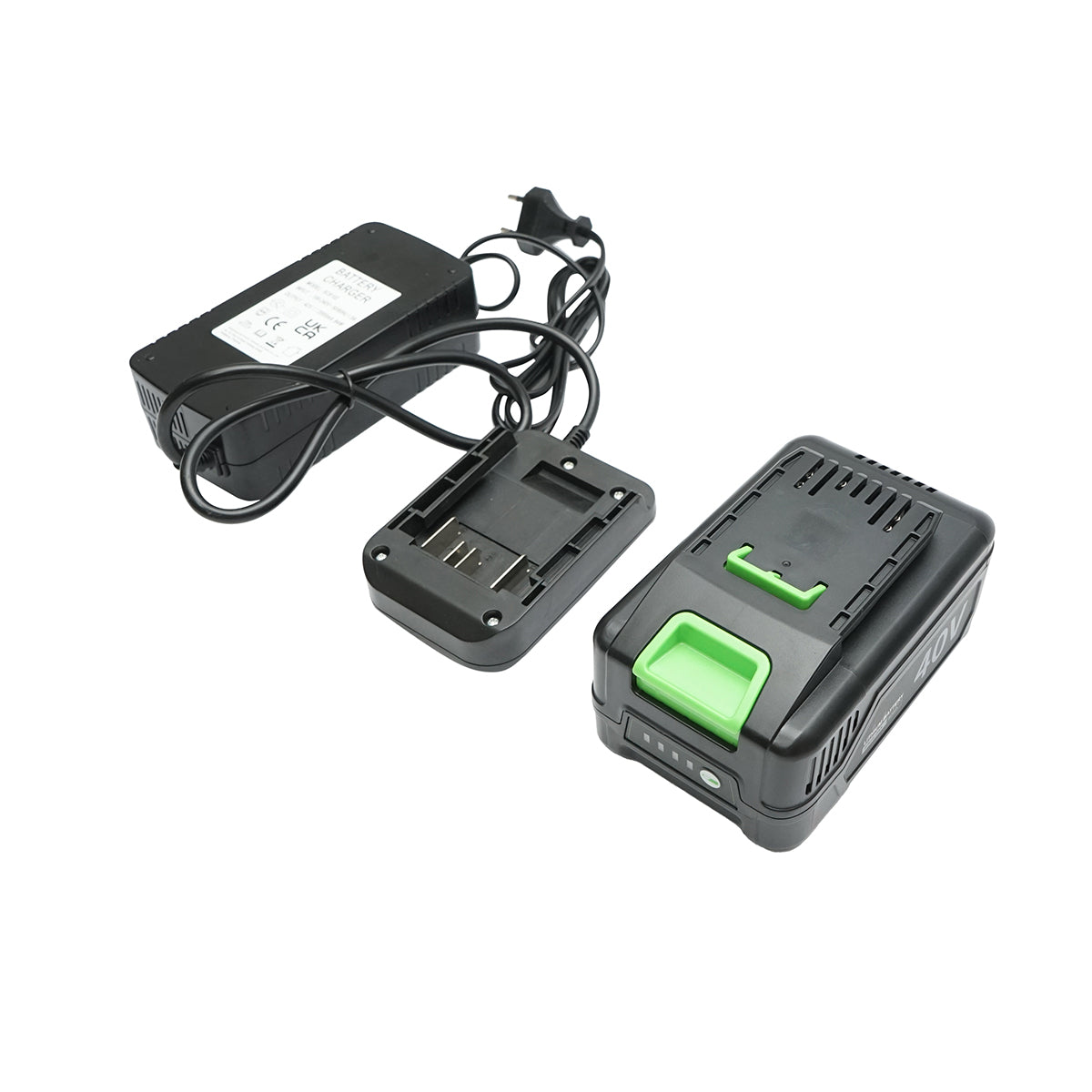 Sega elettrica 1440W con batteria 40V/2Ah, lama 400mm (16 pollici), 11000 giri/min - immagine 3