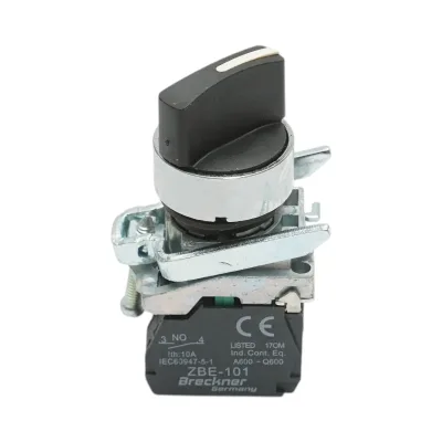 Selettore a 2 posizioni con blocco 1NO, TB4-BD21 Breckner Germany