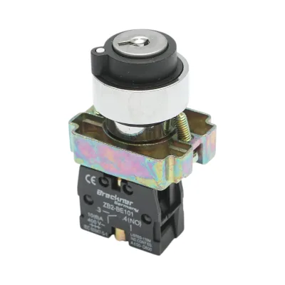 Selettore a 2 posizioni con blocco e chiave 1NO, 400V/10A, LAY5-BG21 Breckner Germany - immagine 3