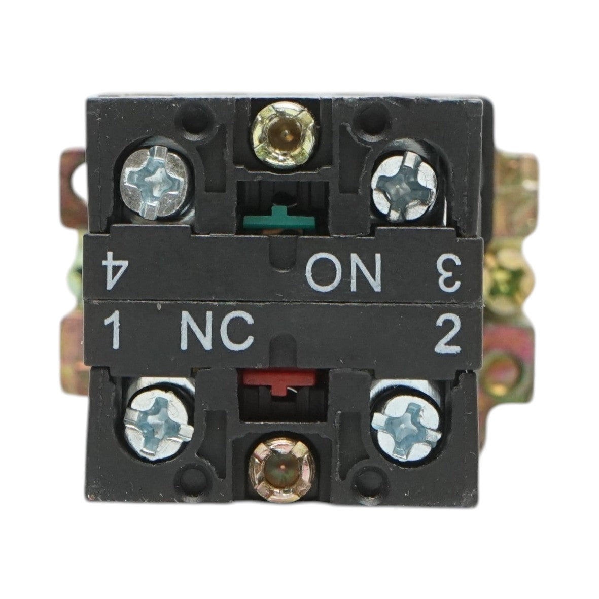 Selettore a 2 posizioni con blocco e indicatore di segnalazione LED rosso 1NO+1NC, 24V, LAY5 Breckner Germany - immagine 4