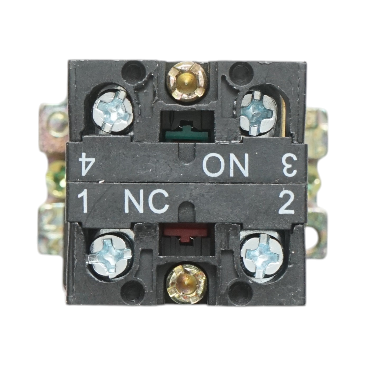 Selettore a 2 posizioni con blocco e indicatore di segnalazione LED verde 1NO+1NC, 24V, LAY5 Breckner Germany - immagine 4
