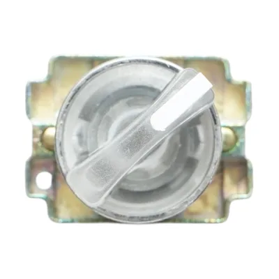 Selettore a 2 posizioni con ritenuta e indicatore di segnalazione a LED bianco 1NO+1NC, 220V, LAY5 Breckner Germany - immagine 2