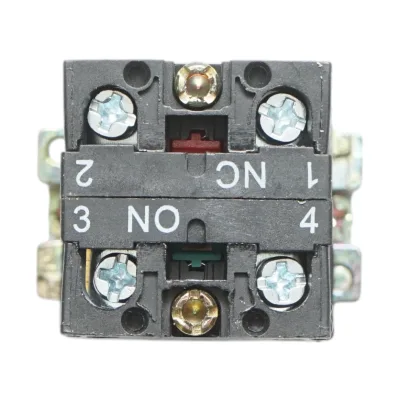 Selettore a 2 posizioni con ritenuta e indicatore di segnalazione LED verde 1NO+1NC, 220V, LAY5 Breckner Germany - immagine 4