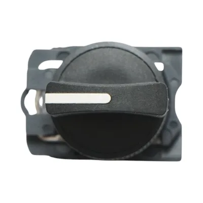 Selettore a 2 posizioni con ritorno, nero, 1NO+1NC, 24V/10A, TB5 Breckner Germany - immagine 3