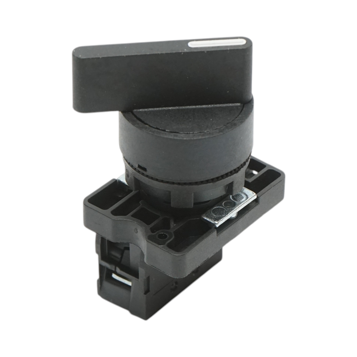 Selettore a 2 posizioni nero con blocco 1NO, 400V/10A, LAY5-EJ21 Breckner Germany - immagine 4