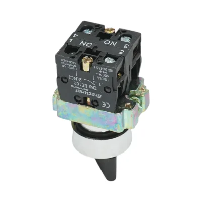 Selettore a 2 posizioni nero con ritenuta 1NO+1NC, 400V/10A, LAY5-BD25 Breckner Germany - immagine 5