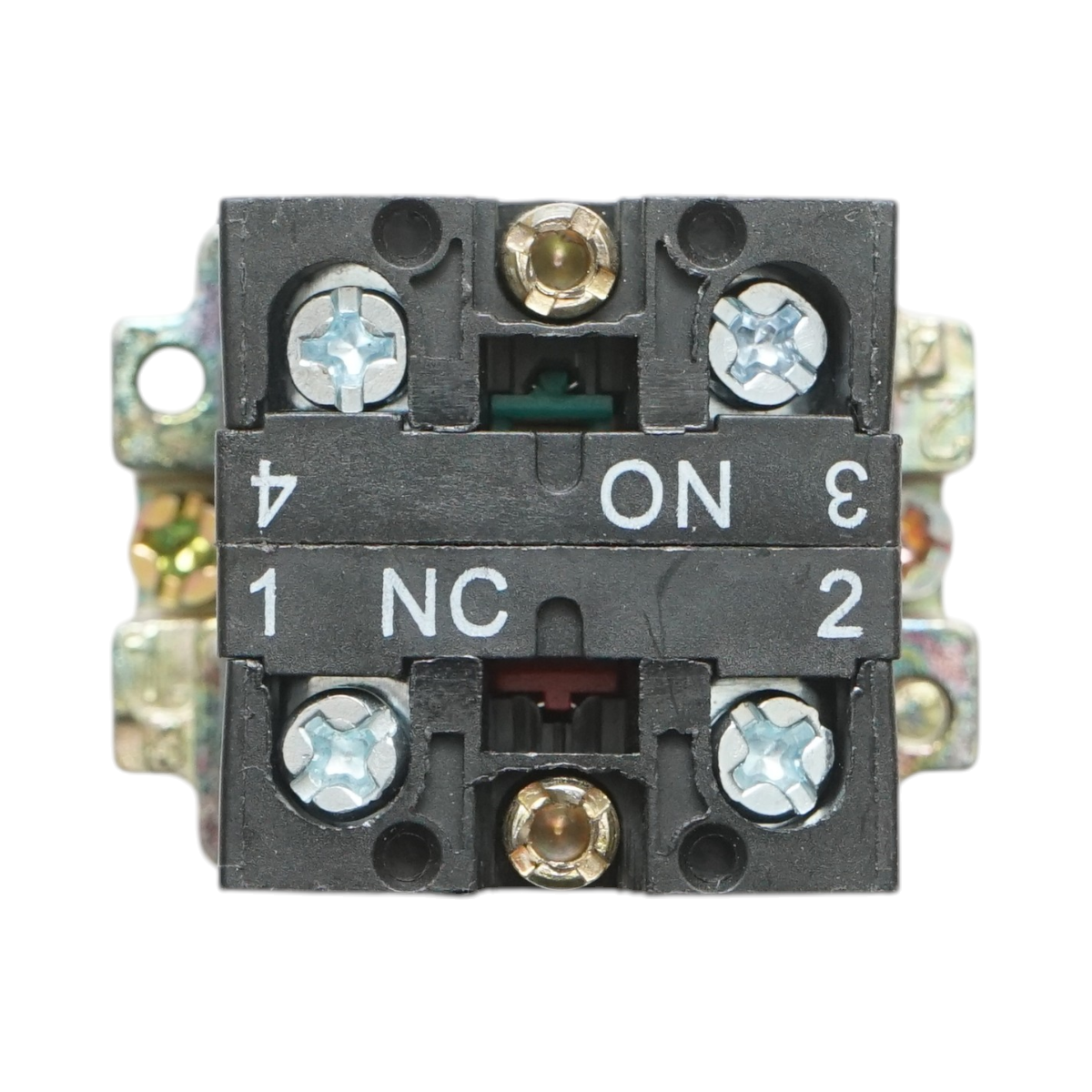 Selettore a 2 posizioni, nero, con ritorno, 1NO+1NC, 400V/10A, LAY5 Breckner Germany - immagine 5