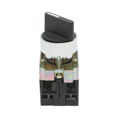 Selettore a 2 posizioni, nero, con ritorno, 1NO+1NC, 400V/10A, LAY5-BD45 Breckner Germany - immagine 2