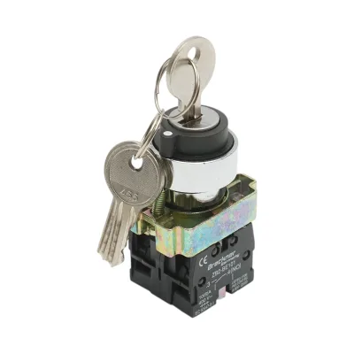 Selettore a 3 posizioni con blocco e chiave 2NO, 400V/10A, LAY5-BG53 Breckner Germany - immagine 2