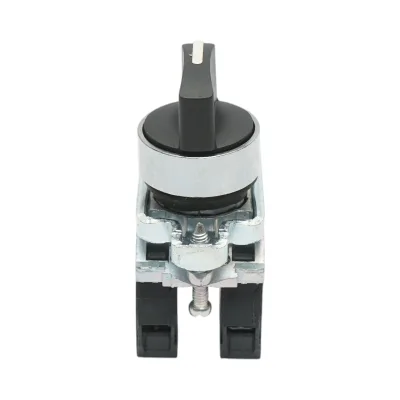 Selettore a 3 posizioni con ritenuta nero 2NO, 24V/10A, TB4-BD33 Breckner Germany - immagine 2