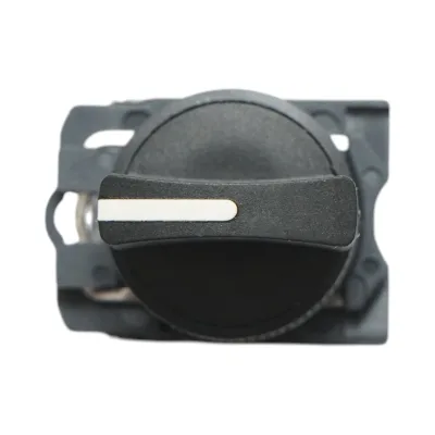 Selettore a 3 posizioni con ritorno, nero, 1NO+1NC, 24V/10A, TB5 Breckner Germany - immagine 3