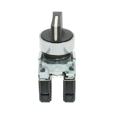 Selettore a 3 posizioni con ritorno, nero, 2NO, 24V/10A, TB4-BD53 Breckner Germany - immagine 2