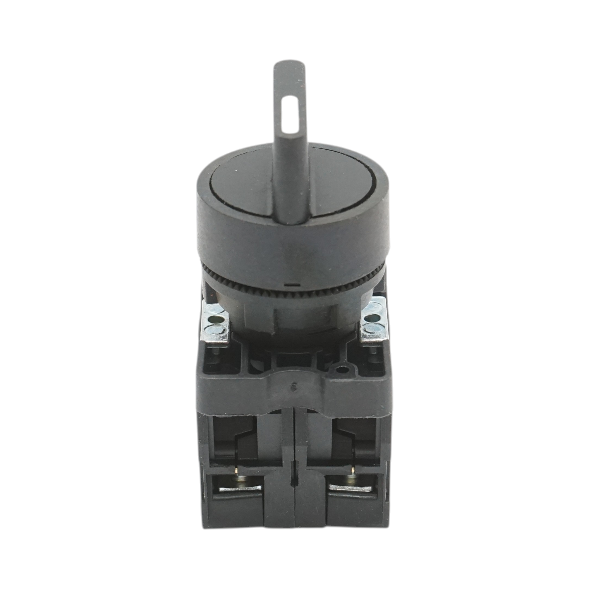 Selettore a 3 posizioni nero con blocco 2NO, 400V/10A, LAY5-ED33 Breckner Germany - immagine 2