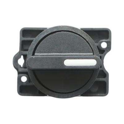 Selettore a 3 posizioni nero con blocco 2NO, 400V/10A, LAY5-ED33 Breckner Germany - immagine 3