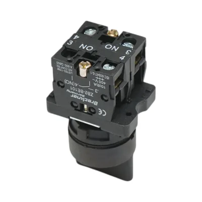 Selettore a 3 posizioni nero con blocco 2NO, 400V/10A, LAY5-ED33 Breckner Germany - immagine 4