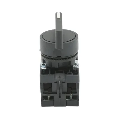 Selettore a 3 posizioni nero con blocco 2NO, 400V/10A, LAY5-EJ33 Breckner Germany - immagine 2