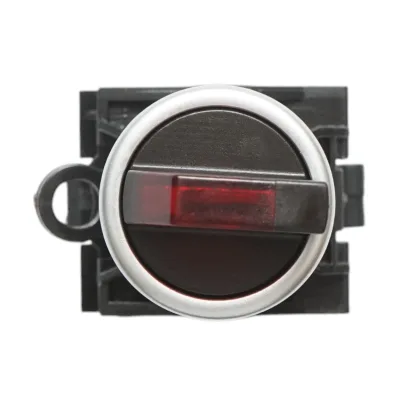 Selettore luminoso 220V AC LED rosso a 3 posizioni 2NO, 10A/600V AC, 1A/250V DC LA42 Breckner Germany - immagine 3