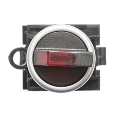 Selettore luminoso 220V AC LED rosso con 2 posizioni 1NO+1NC, 10A/600V AC, 1A/250V DC LA42 Breckner Germany - immagine 3