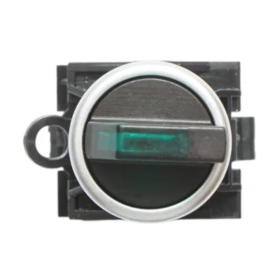Selettore luminoso 220V AC LED verde a 3 posizioni 2NO, 10A/600V AC, 1A/250V DC LA42 Breckner Germany - immagine 3