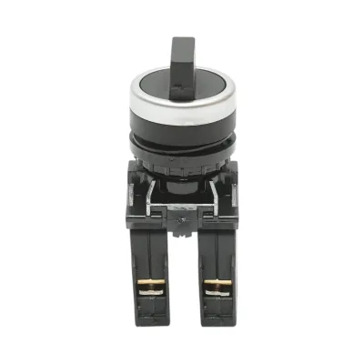 Selettore nero a 3 posizioni 2NO, 10A/600V AC, 1A/250V DC LA42 Breckner Germany - immagine 2