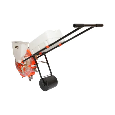 Seminatrice manuale con 7 denti, profondità di semina 8 cm, serbatoio semi 4L, contenitore fertilizzante 12L THOR - immagine 4